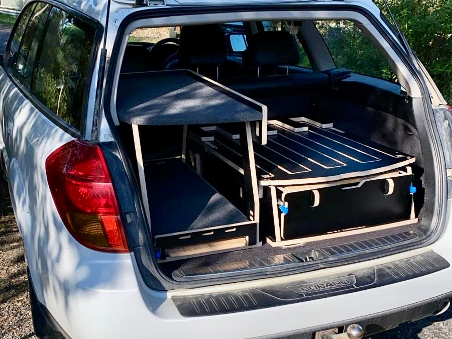 SOLO | Car Camping 60/40 Bed & Storage Platform