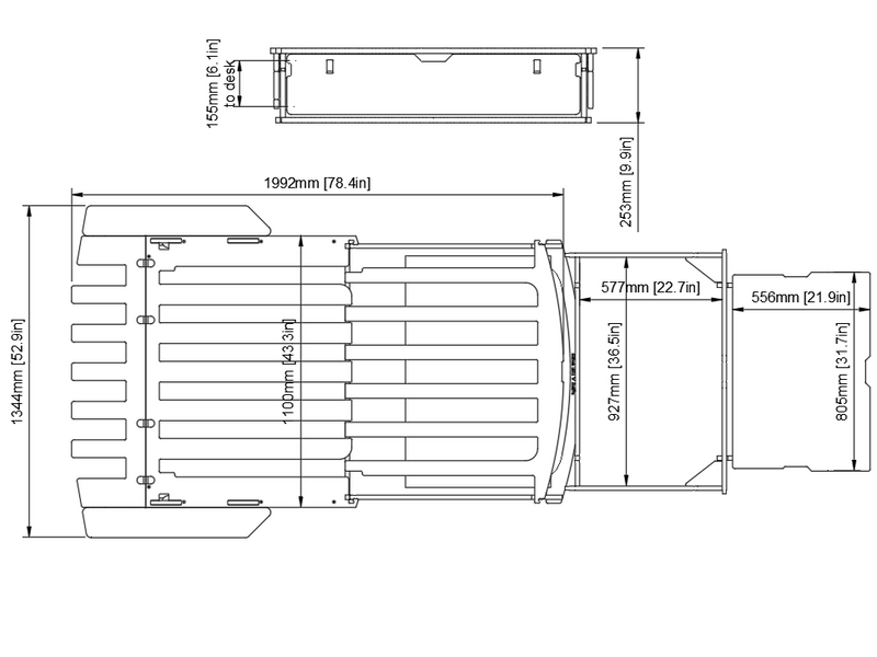 Dimentions for LC 150 Prado