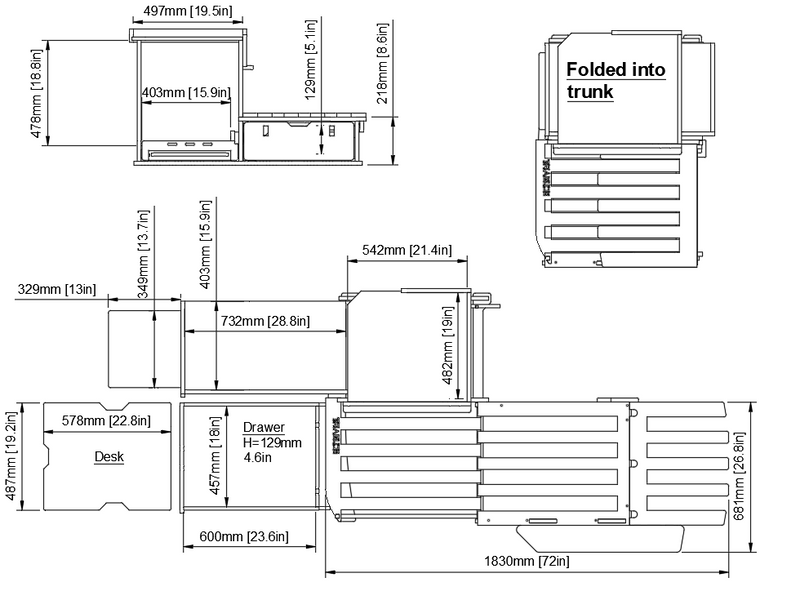 Dimentions for Subaru Forester
