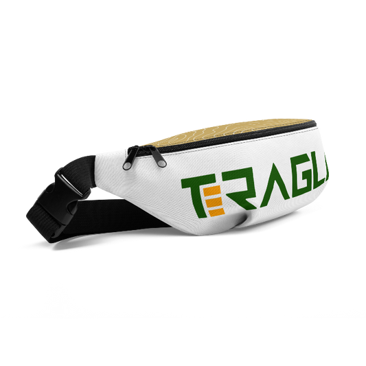 Teraglide waist bag, the ideal accessory for travel and festivals. Adjustable straps and small pocket for style and functionality.