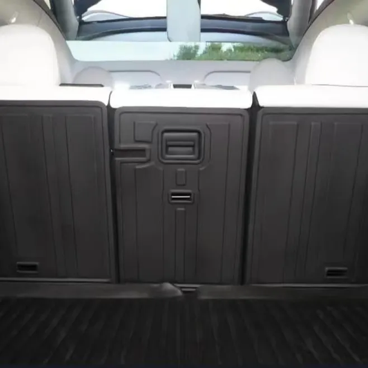 Durable rear seat back protector for Tesla Model Y. Protects upholstery from scratches, dirt, and wear. Easy to install and clean.