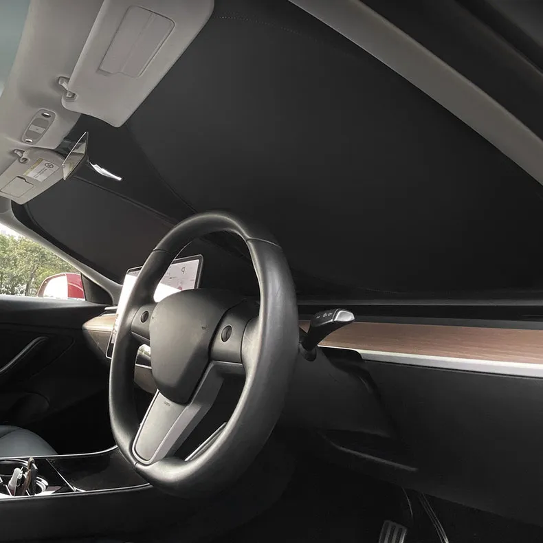 Complete blackout curtains for Tesla Model Y. 7-piece kit for privacy and sun protection