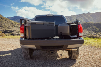 Designed for portability, Glacier features detachable wheels and a lever for effortless mobility. Easily transport it across rugged terrains or fit it into compact spaces like RV countertops and car passenger seats