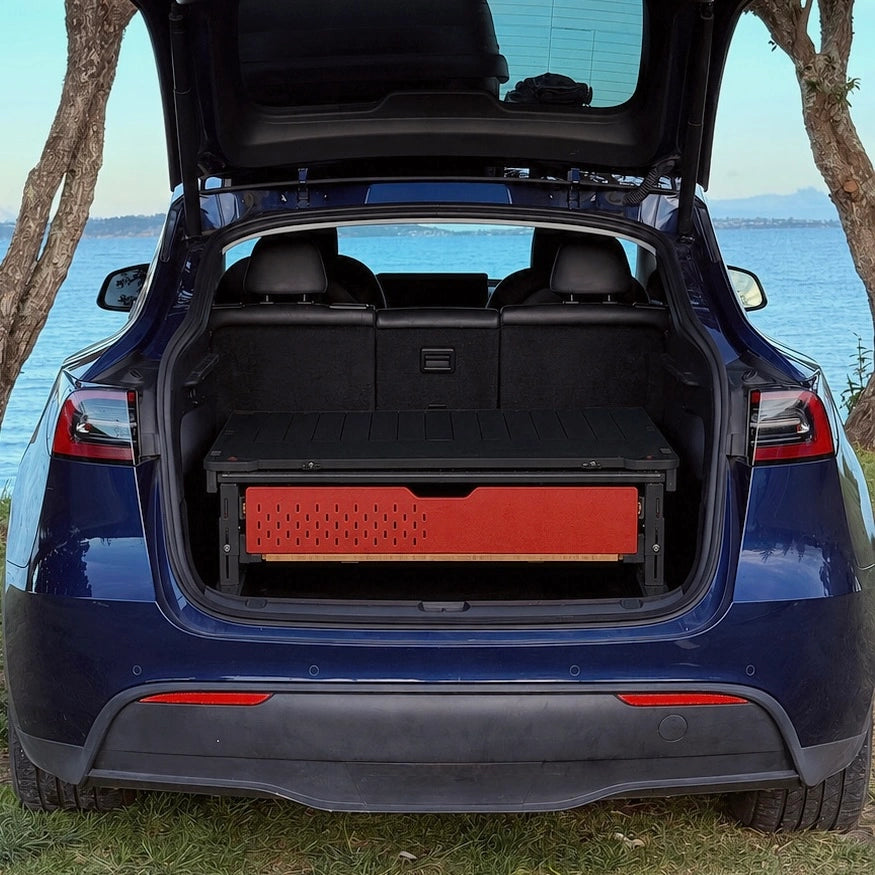 LEVEL | Camping Bed + Drawer | Fits Most EVs & SUVs