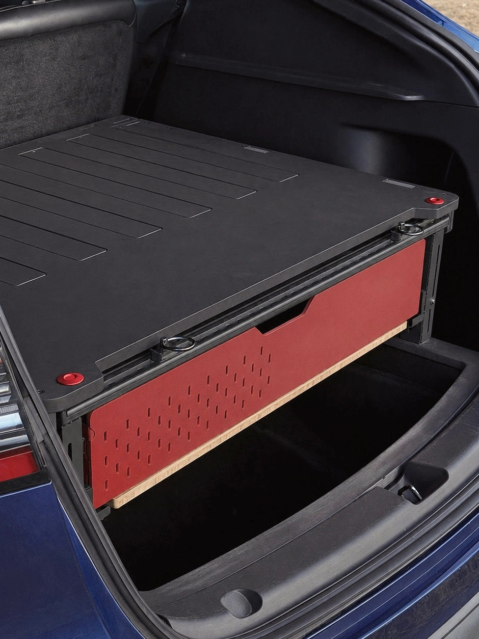 LEVEL | Camping Bed + Drawer | Fits Most EVs & SUVs