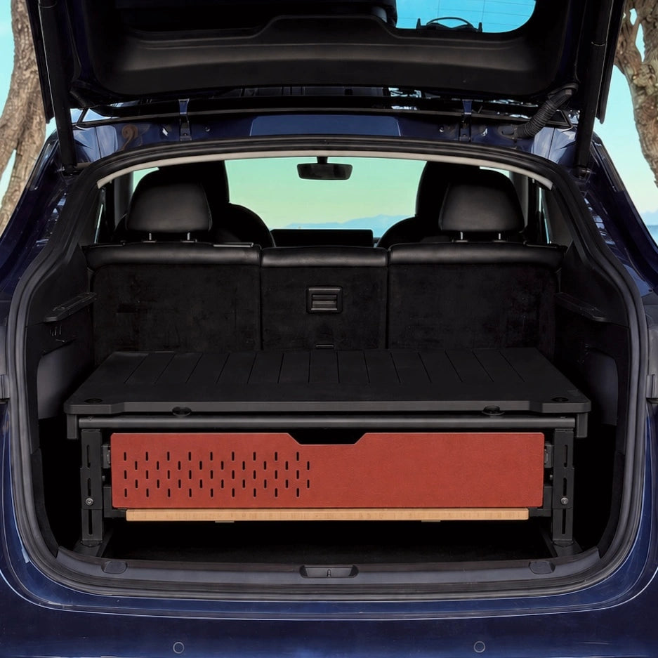 LEVEL | Camping Bed + Drawer | Fits Most EVs & SUVs
