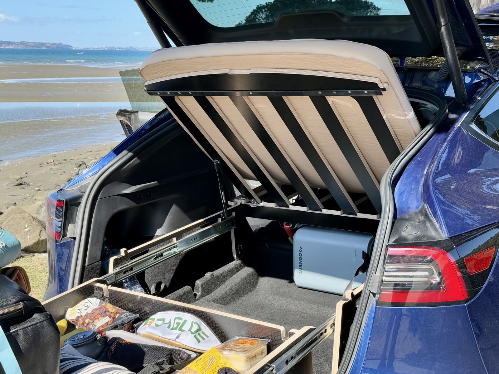 Family car camping setup with Teraglide PRO