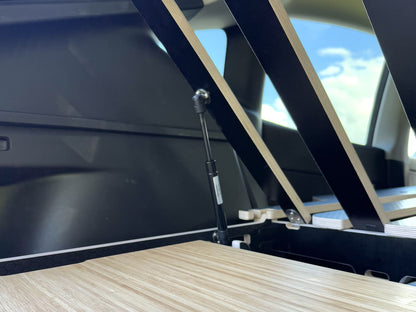 Lift system providing access under Teraglide PRO camping bed