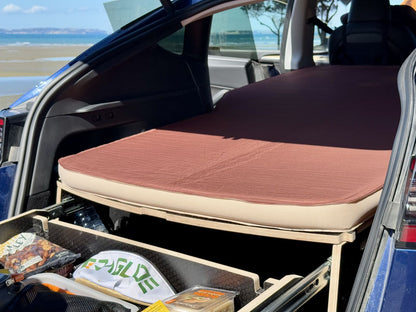 Teraglide PRO loft bed with mattress ready for sleeping