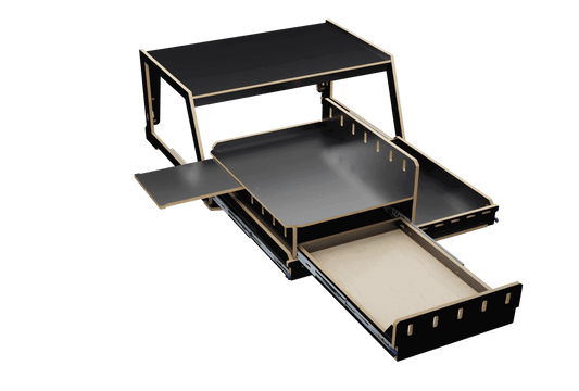 Teraglide BOX car camping kitchen – slide-out storage and cooking space