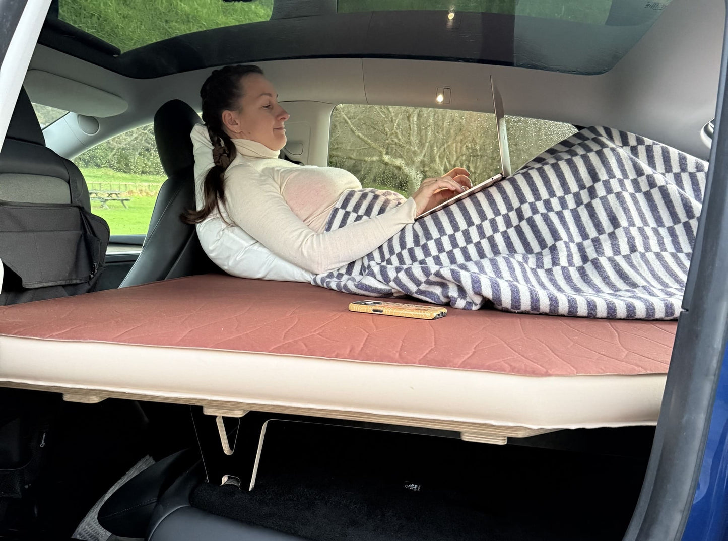 PRO | Car Camping Full Size Bed + Storage + Cooking Table