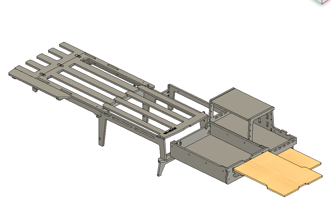 Special - SOLO| Model X | Car Camping Bed with mini Kitchen