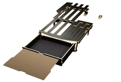 Teraglide PRO 60/40 car-camping platform setup in a Tesla Model Y